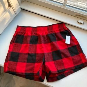 NWT Gap Plaid Pajama Shorts